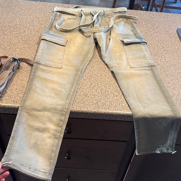 MNML Tan Cargo Jeans - Picture 1 of 5
